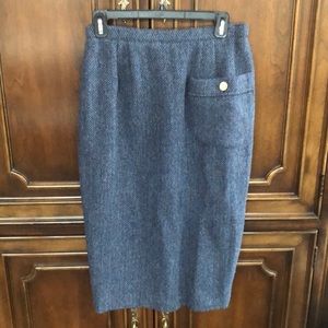 Italian Luisa Spagnoli Wool Skirt